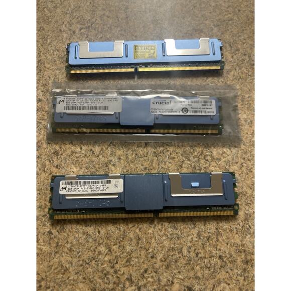Micron 8GB PC2-5300F DDR2-667 FB-DIMM ECC Server Memory 8GB 2Rx4 - Picture 1 of 1